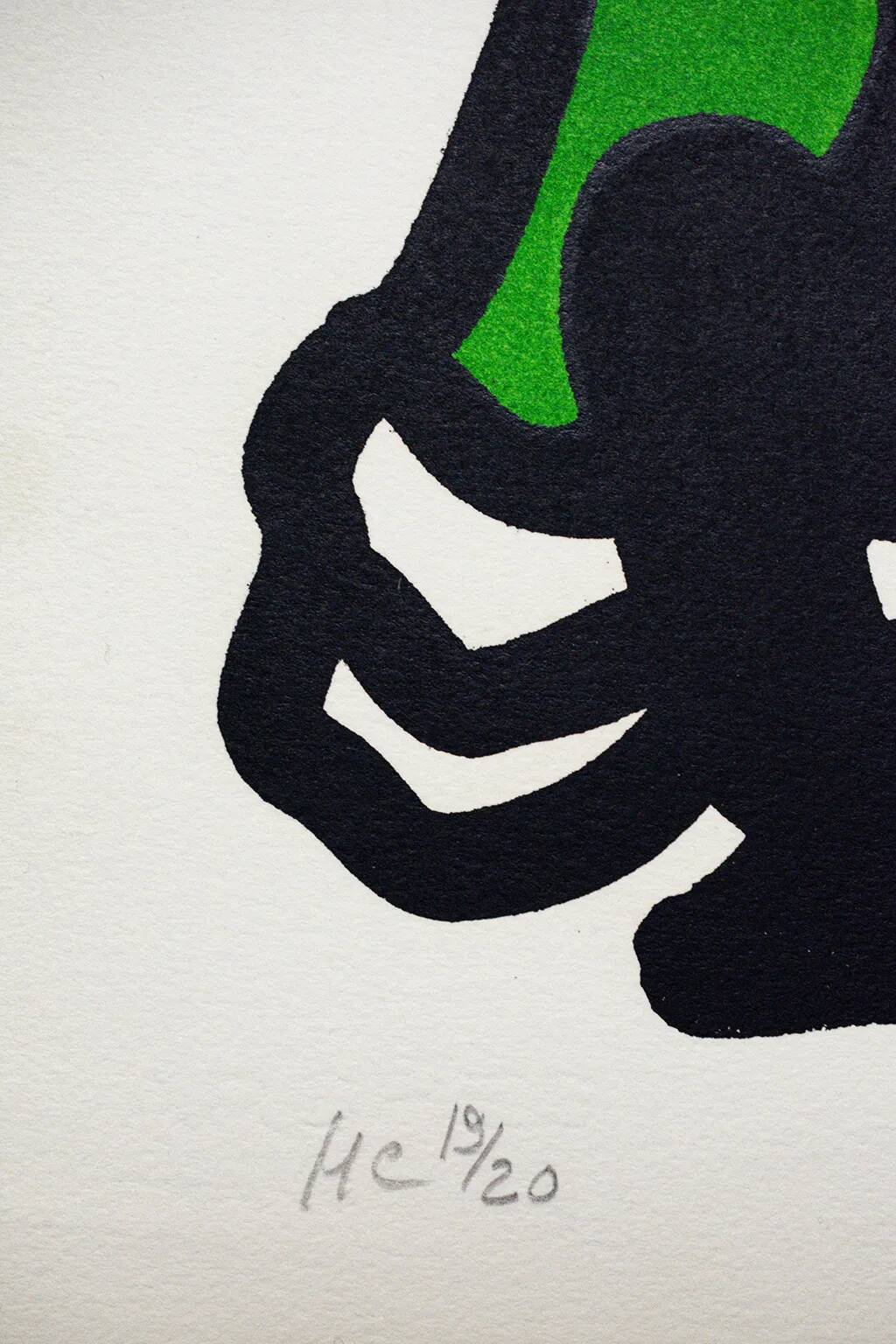 "The Warrior's Sadness" – Numbered lithograph by Charles Lapicque