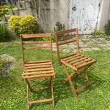 Pair of vintage children's chairs
