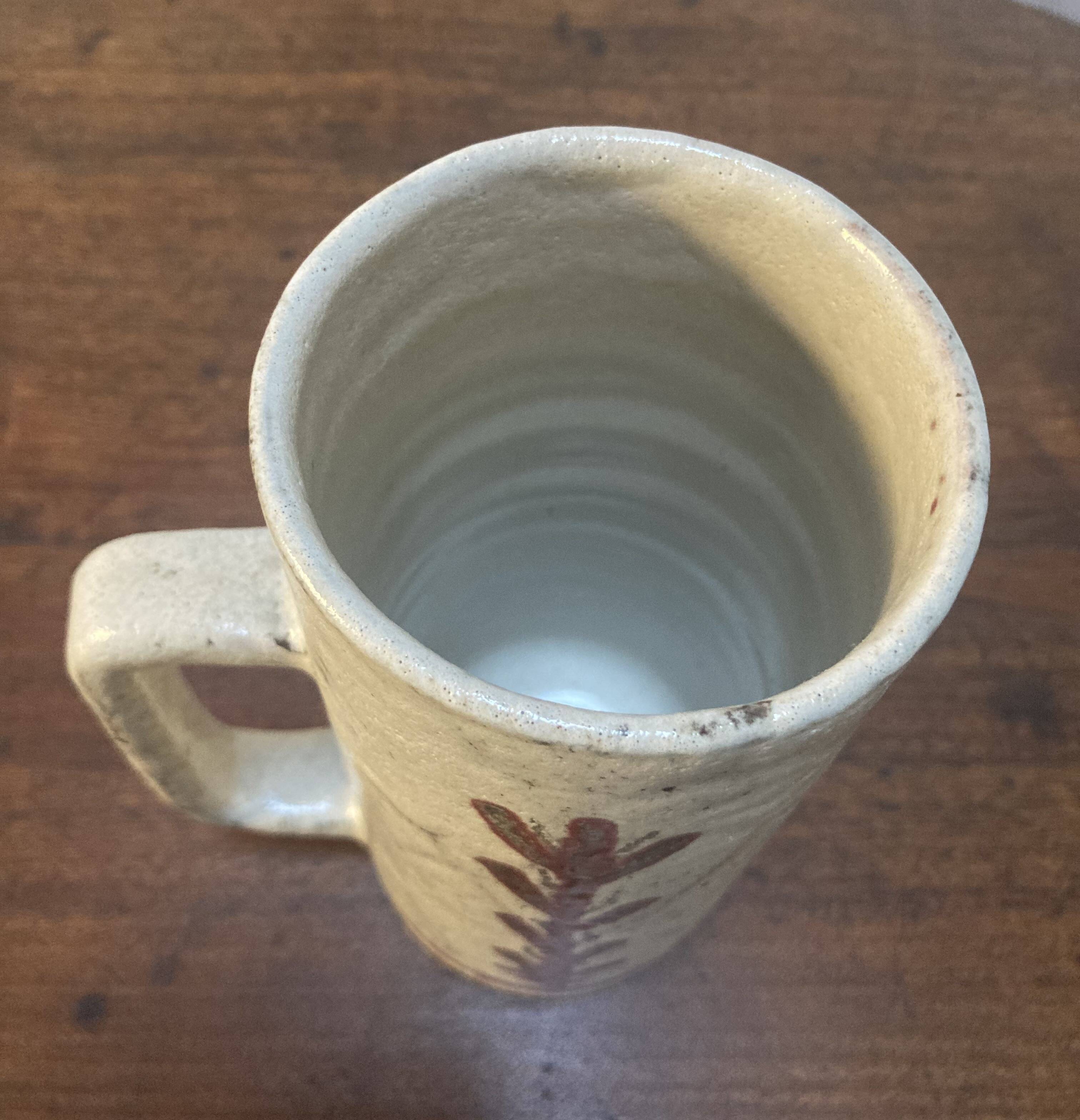 Chope en céramique. Gustave Reynaud. Le Murier.