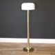 Scandinavian brass and plexiglas lamppost Atelje Lyktan 1970