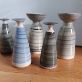 Stoneware soliflore vases