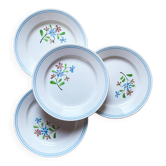 4 Salins dessert plates