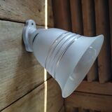 Wall lamp tulip frosted glass edging porcelain support dp 1122240