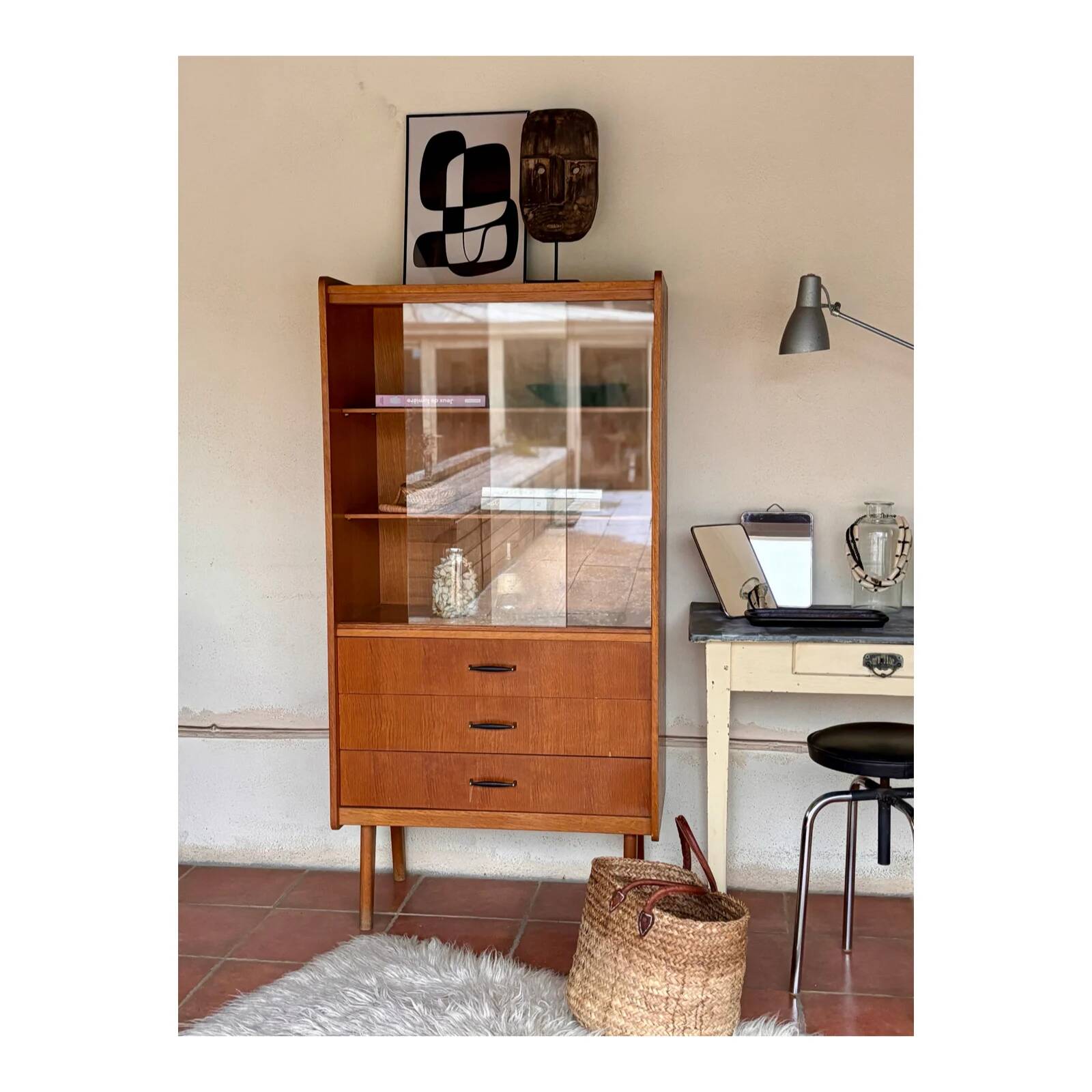 Vintage display cabinet