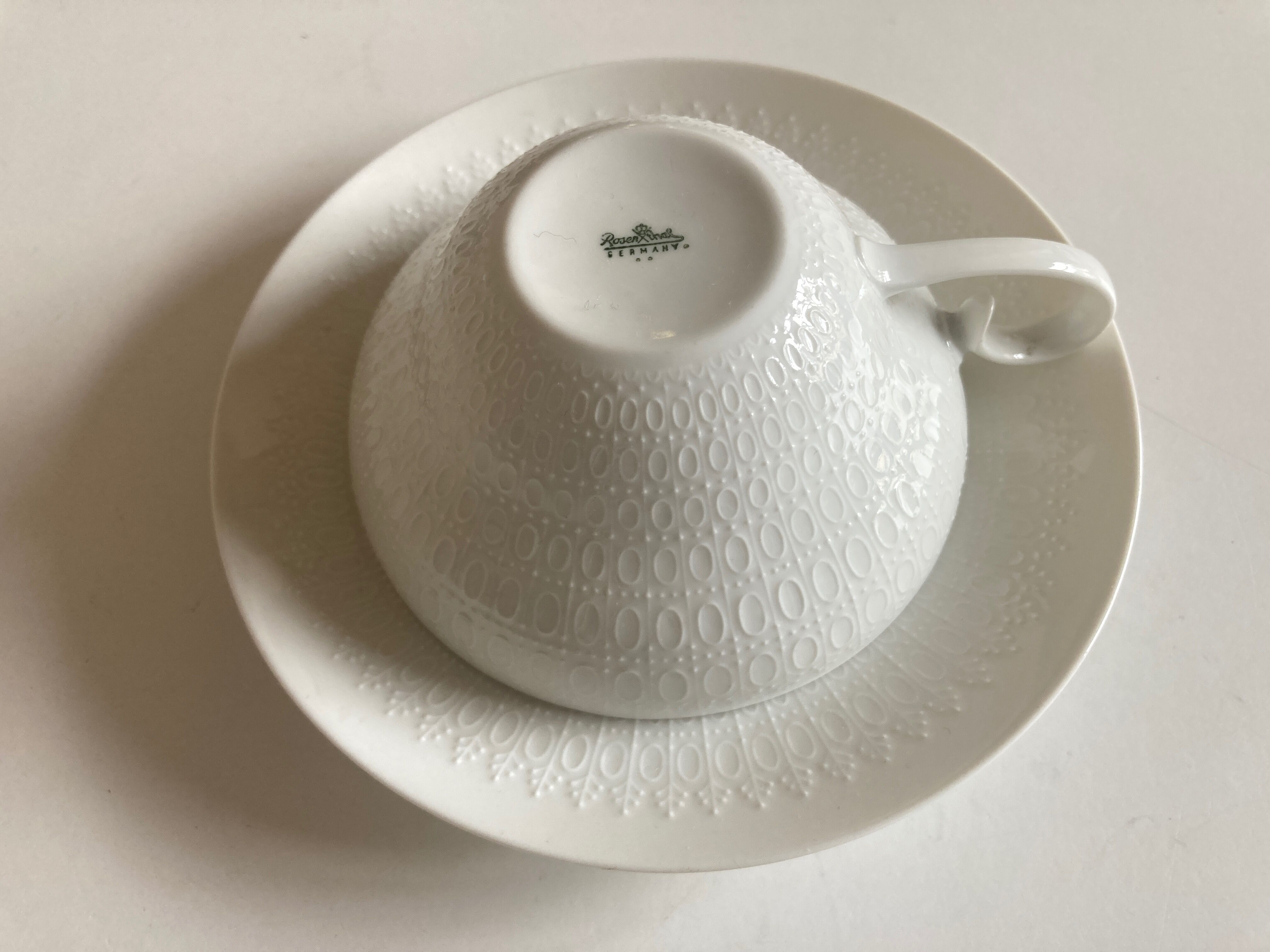 Set of 8 lunches Romance Bjorn Wiinblad for Rosenthal Denmark 1959