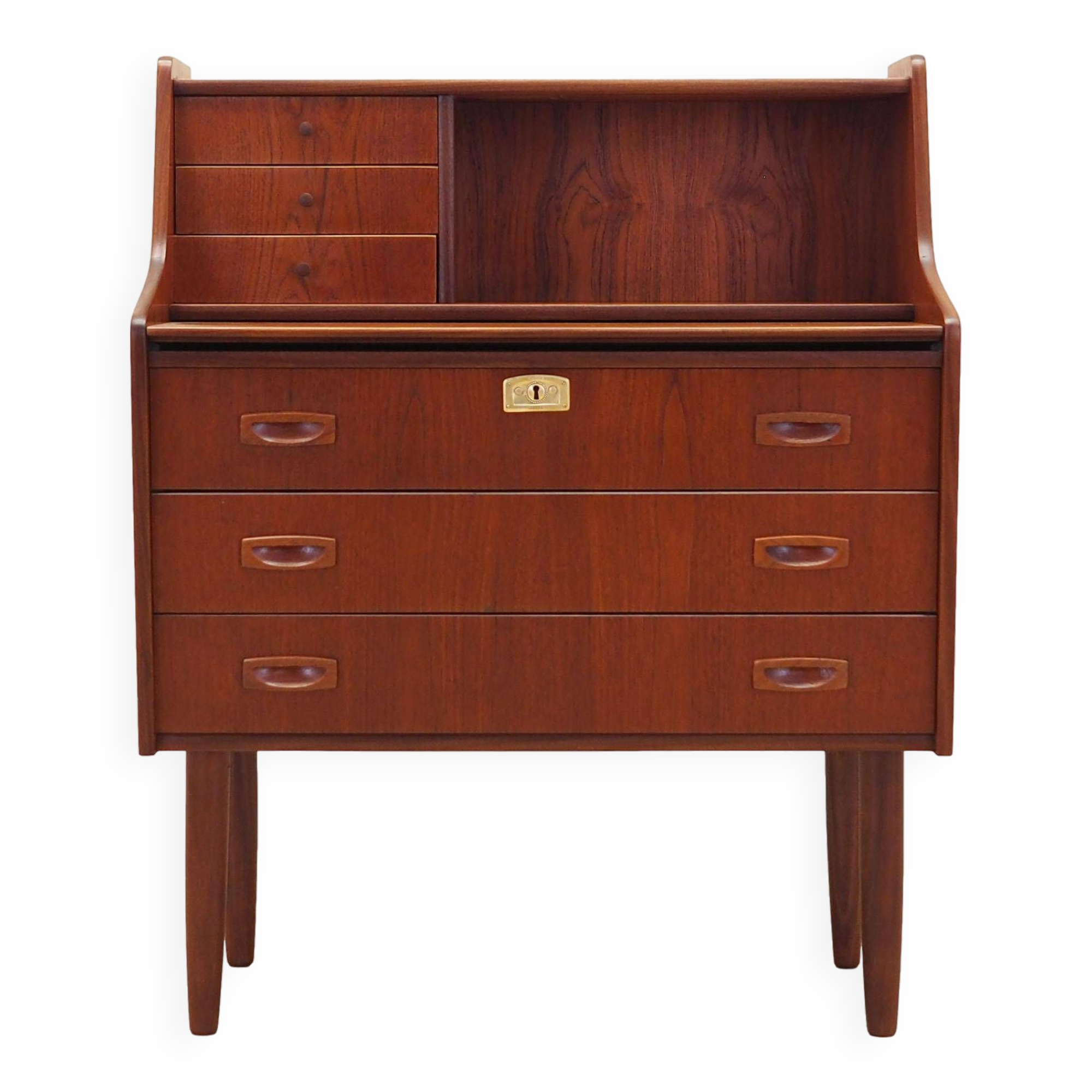 Teak secretary, Danish design, 1970s, production: Denmark