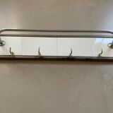 Antique tiled tea towel holder