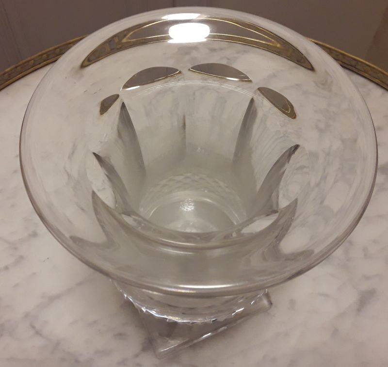 Crystal vase Saint Louis France Versailles