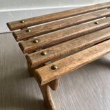 Small wooden bench