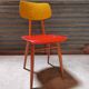 Pair of wooden chairs ton czech republic 1960
