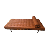 knoll daybed  cuir cognac