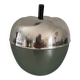 1970s chrome apple-shaped ice bucket