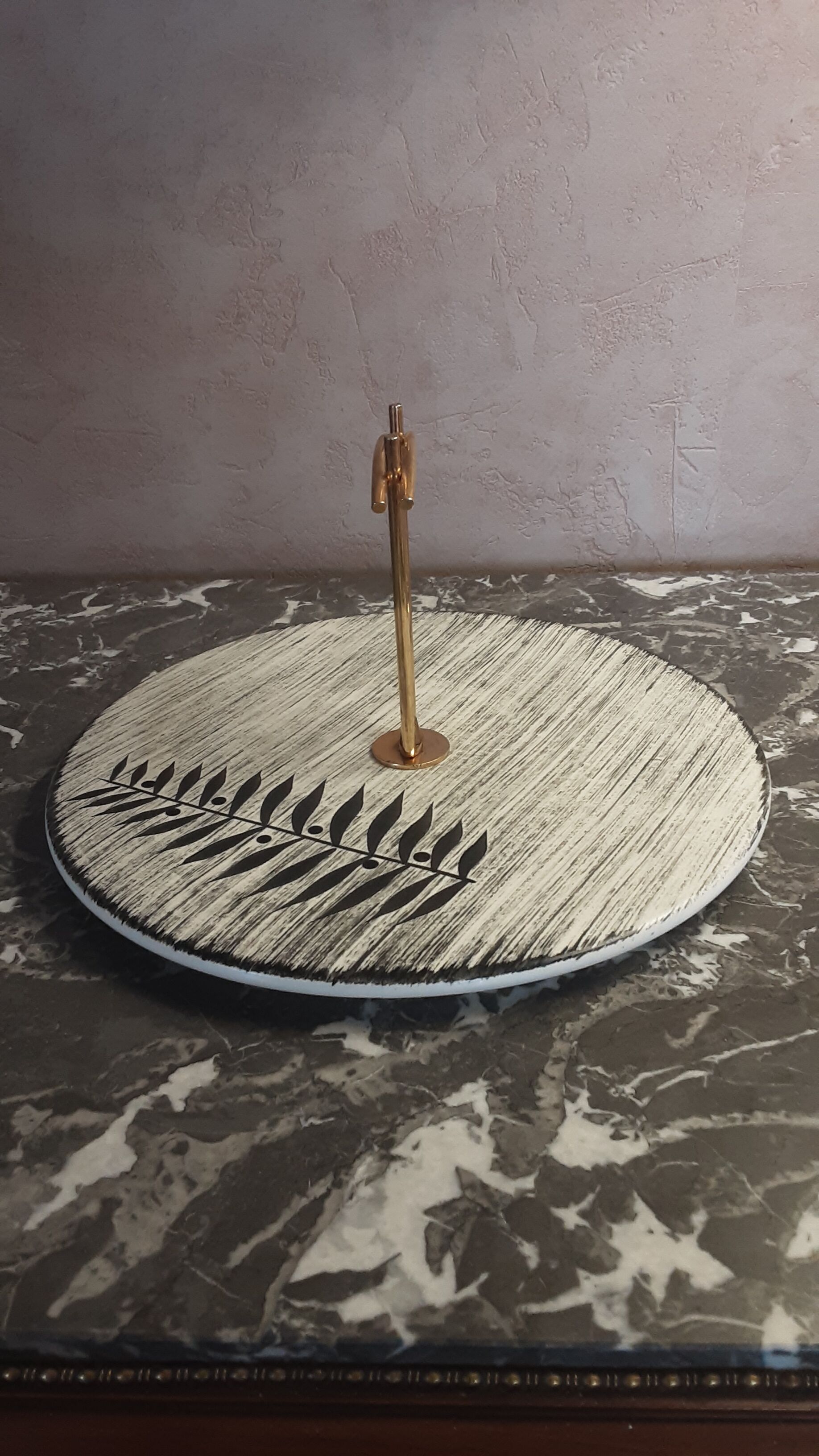 Earthenware cheese platter - Salins France