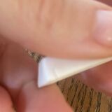 Porcelain nameplate and knife holder