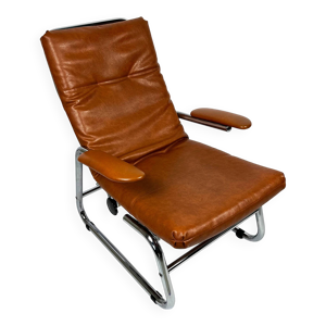 fauteuil chrome des années