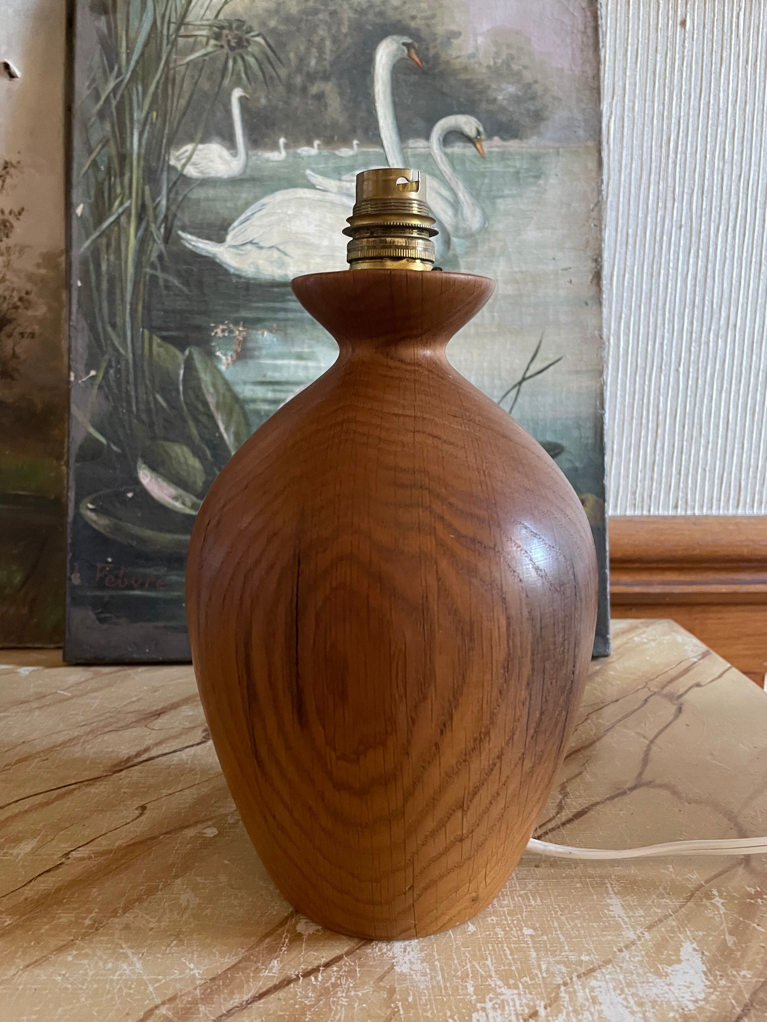 Vintage teak lamp