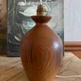 Vintage teak lamp