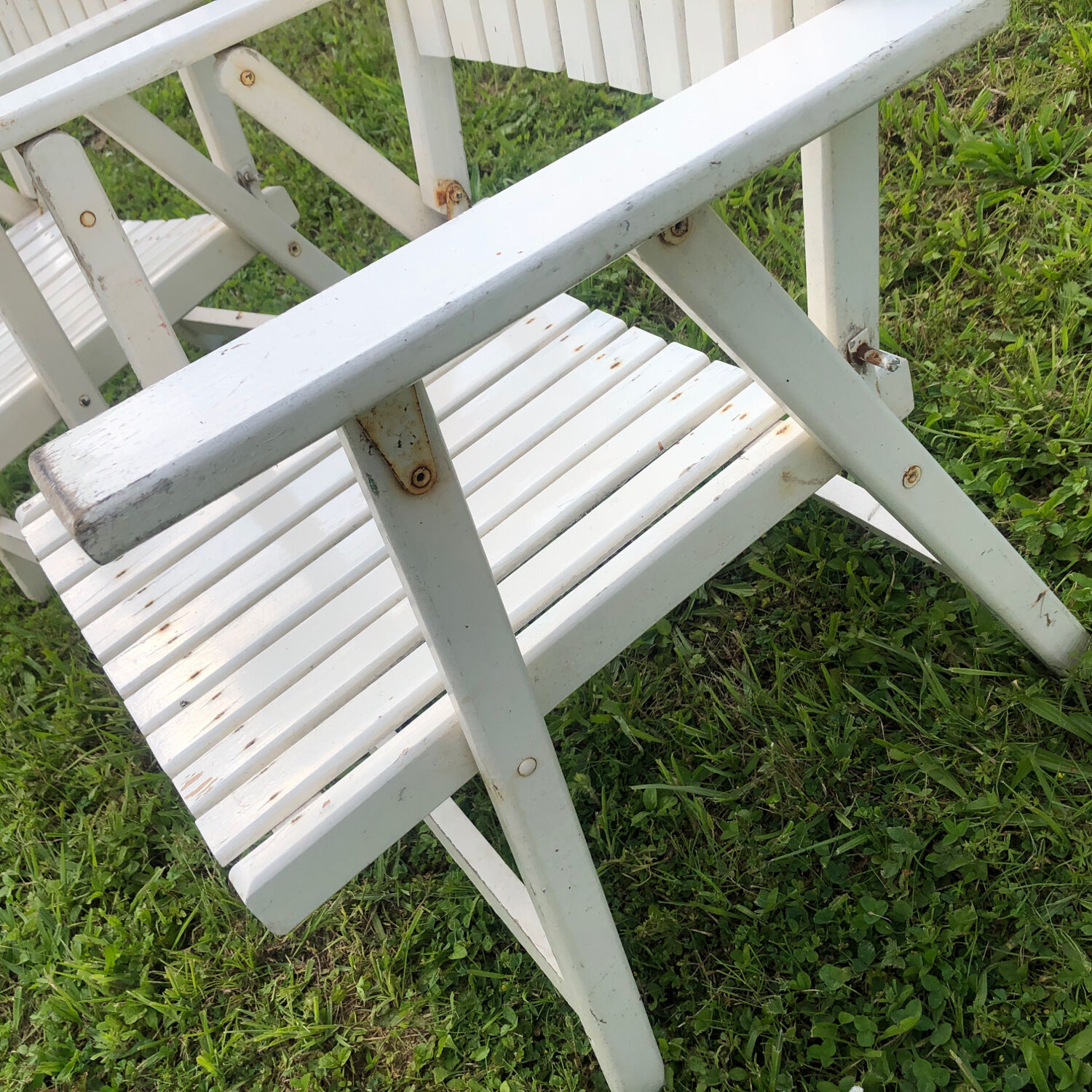 5 fauteuils de jardin 1970-1980