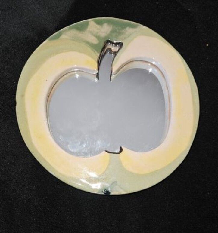 Ceramic apple mirror, 1970