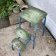 Escabeau trois marches vintage
