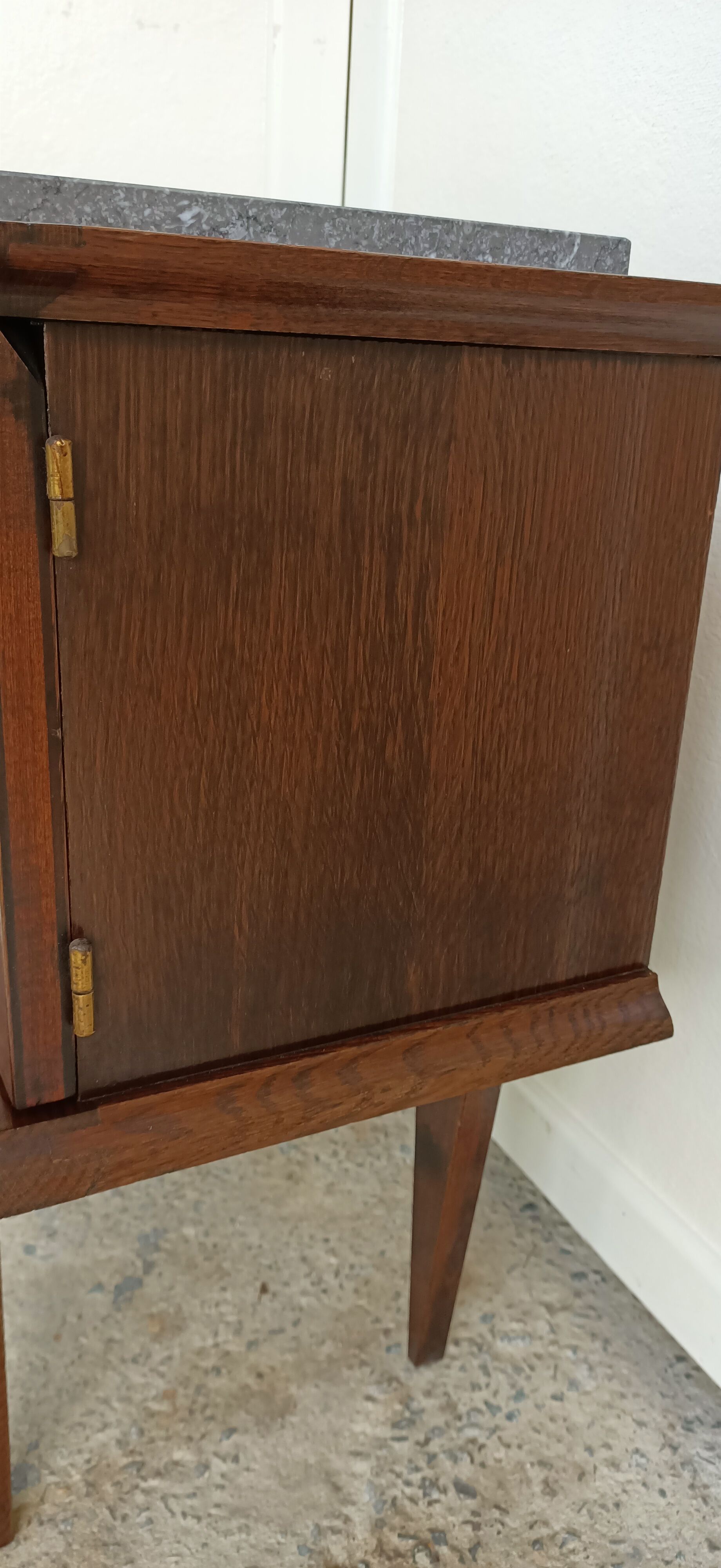 Table de chevet 2 portes vintage