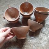 Vintage Stoneware Coffee Mugs