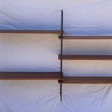 1960s String shelf in teak and metal