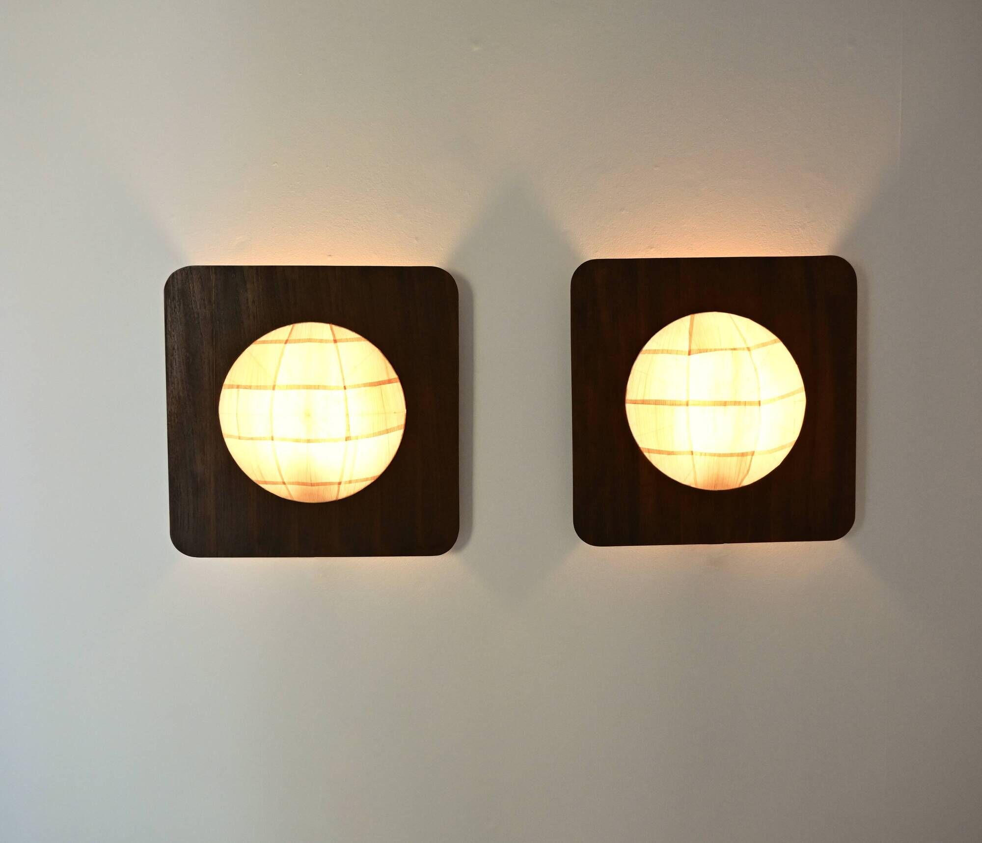 Appliques murales italiennes, années 1960, lot de 2