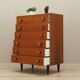 Teak chest of drawers, Danish design, 1960s, production: Denmark