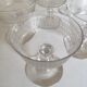 Set de 6 coupes à champagne en cristal sonnant années 20s