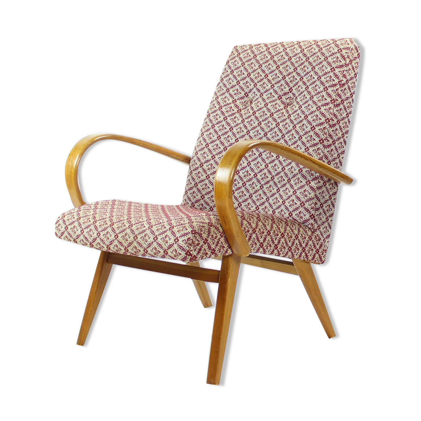 Fauteuil par Ton, Tchécoslovaquie années 1960