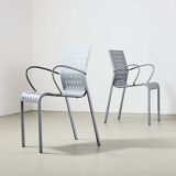 Pietro Arosio Pair of Mirandolina Chairs for Zanotta Italy 1993