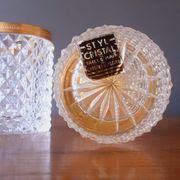 1950s Baccarat crystal and gold-plated metal smoker's kit
