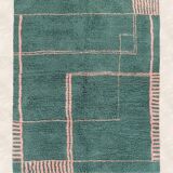 Tapis beni ouarin fait main traditionnelle taille 150 x 250 cm