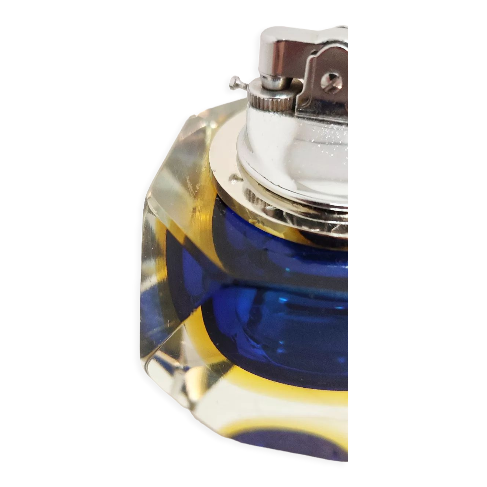 Briquet en verre de Murano, Italie, années 1960.