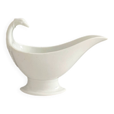Empire sauce boat with eagle head in antique porcelain