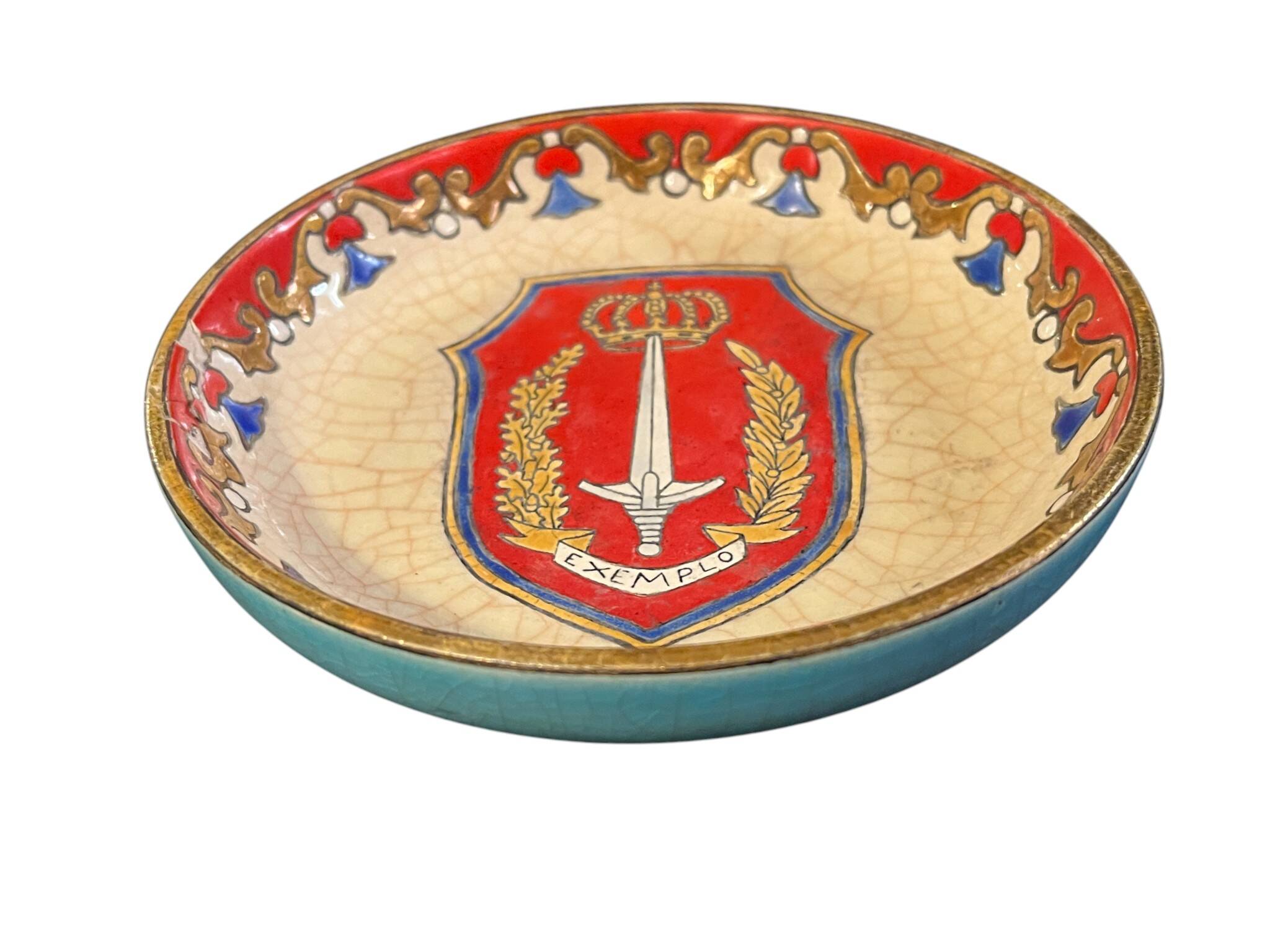 Vide-poche, coupelle en émaux de Longwy, XXème s.