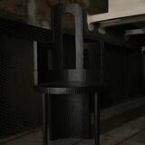 Room Studio Primitive and Modern Oak Sculptural Chair