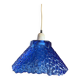 Blue moulded glass suspension