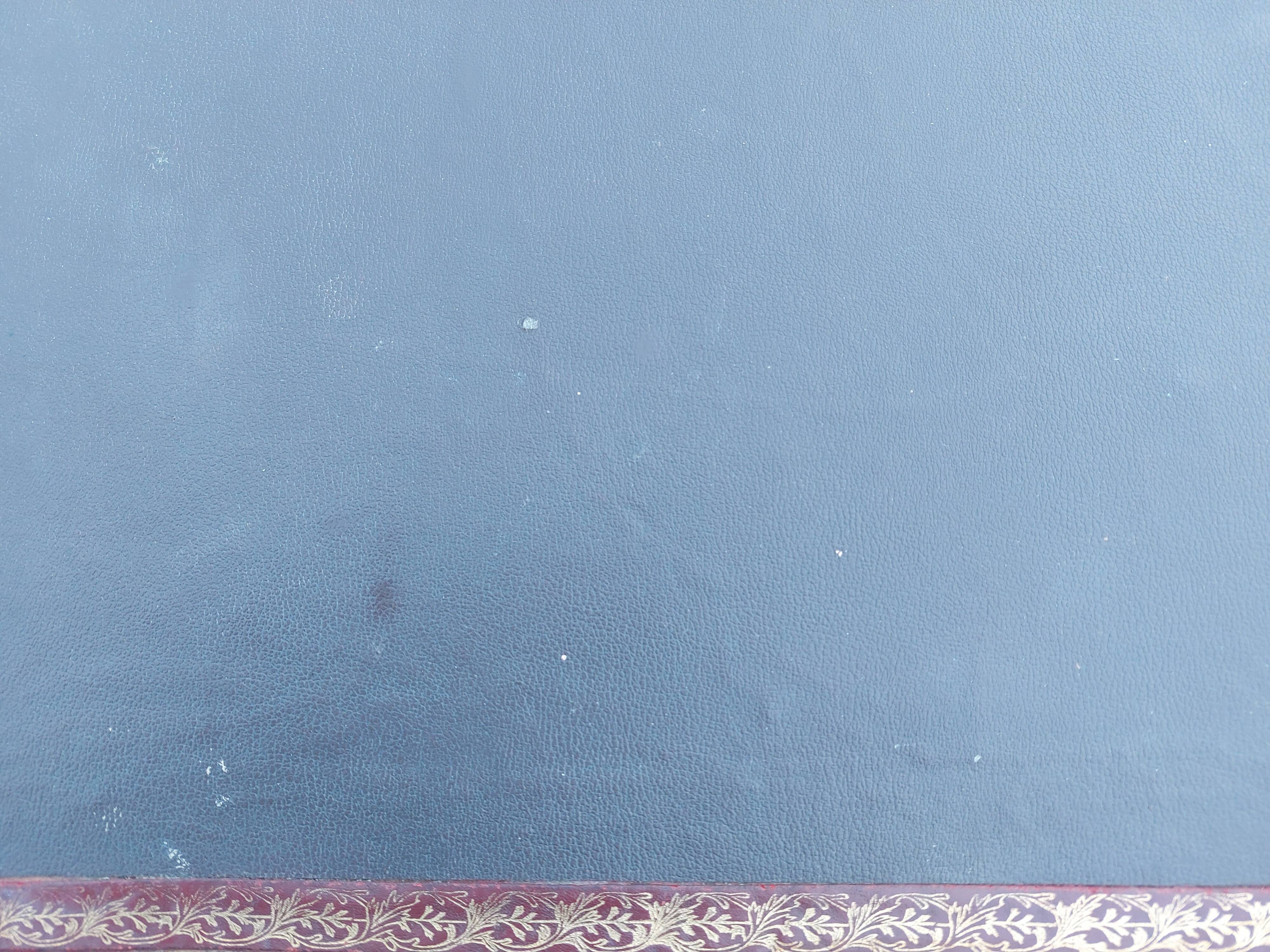desk, leather top