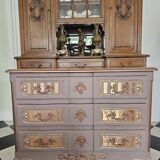 Commode Vintage vieux rose
