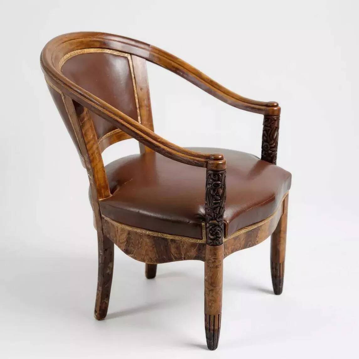 Desk, chair and bookshelf Art Deco period