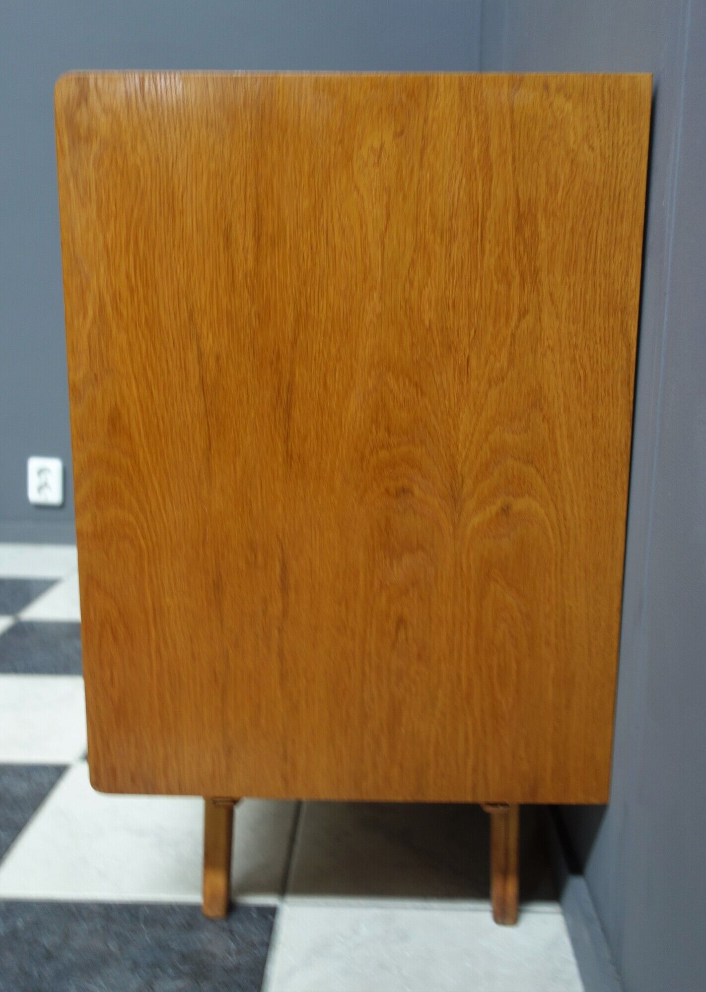 Jiroutek sideboard in wood model U450 2 doors 1960s