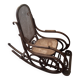 Thonet rattan rocking chair from the 1920s.