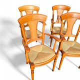 Ensemble de 4 chaises - fauteuils de style provençal