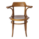 Coffee vintage armchair made of bentwood ca. 1950
