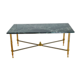 Green marble coffee table 60