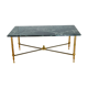 Table basse marbre vert années 60