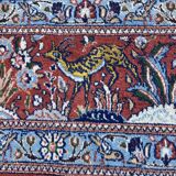 Tapis d'orient iran Moud. Laine et soie: 1.96 X 3.03 M