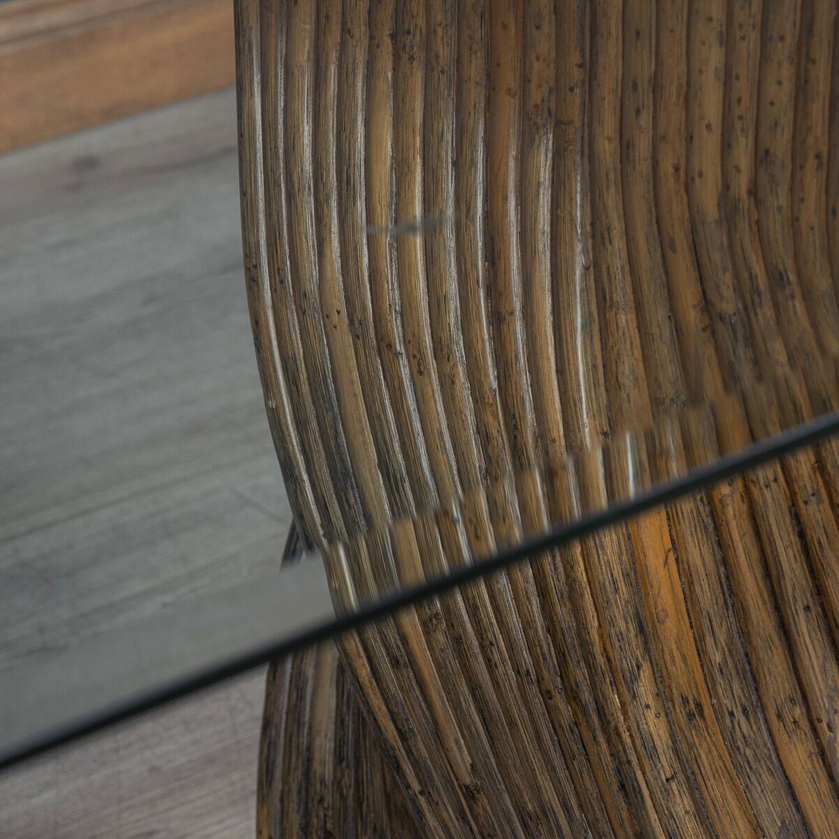 20thc american dining table & four chairs by mcguire